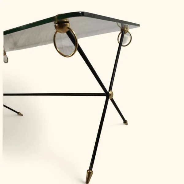 Illustration numéro 3 du produit Table Basse Modele ''x'' Par Jacques Adnet