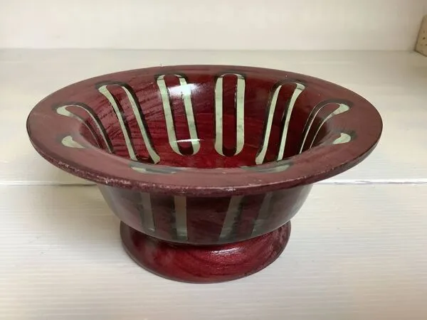 Illustration numéro 3 du produit Vide poche en bois Nopjes houtdraaiwerk fait main