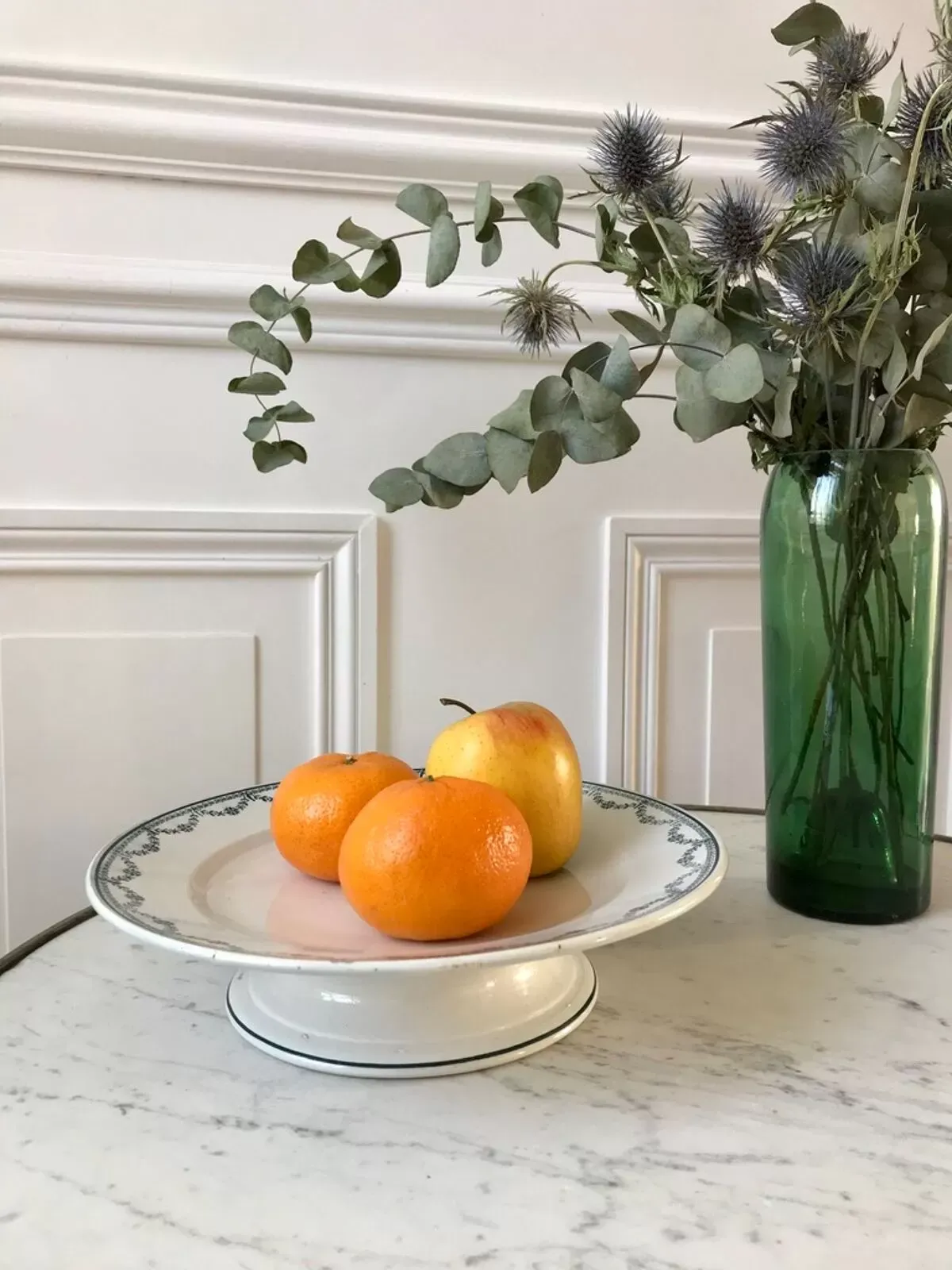 Illustration numéro 3 du produit Compotier bas en Terre de Fer Saint-Amand début XXème