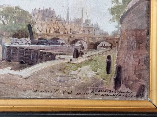 Illustration numéro 3 du produit Enrique Atalaya (1851-1914), peintre espagnol - Huile sur toile - Paris