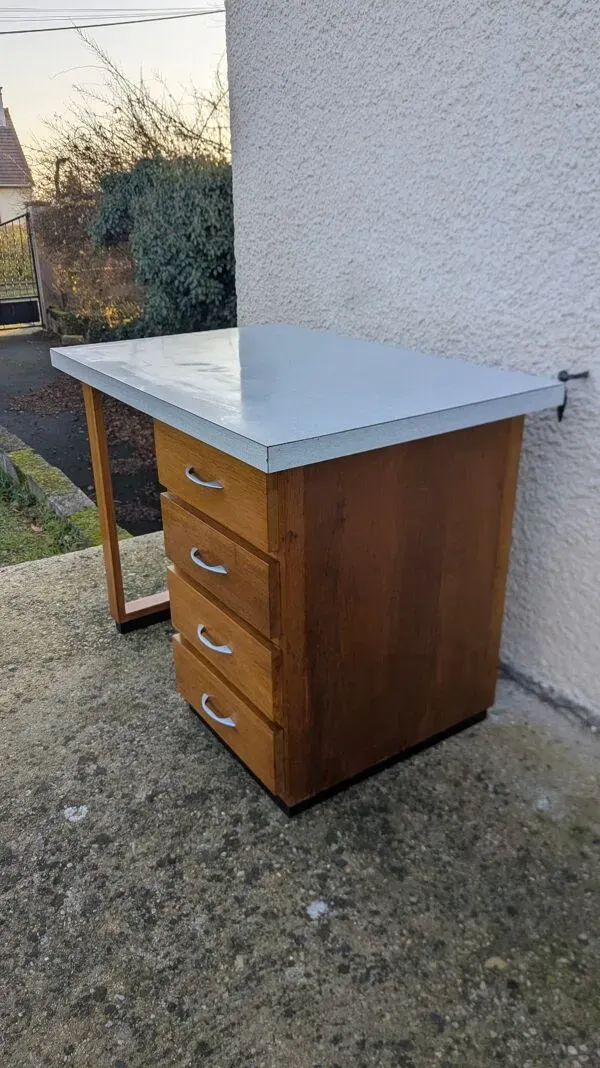 Illustration numéro 3 du produit Bureau Meuble De Métier Vintage 50/60