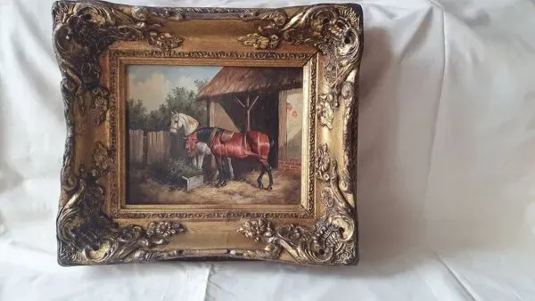 Illustration numéro 3 du produit Tableau huile sur panneau