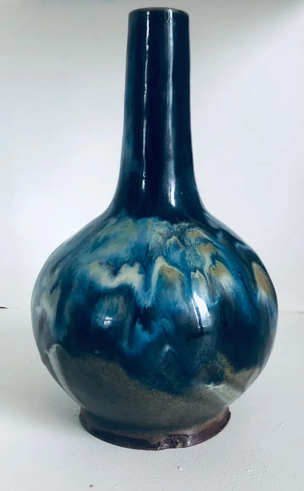 Illustration numéro 3 du produit Vase art déco en grès salé Labrec par Labrut&Recullé