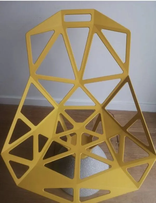 Illustration numéro 3 du produit Chair one béton Magis Jaune