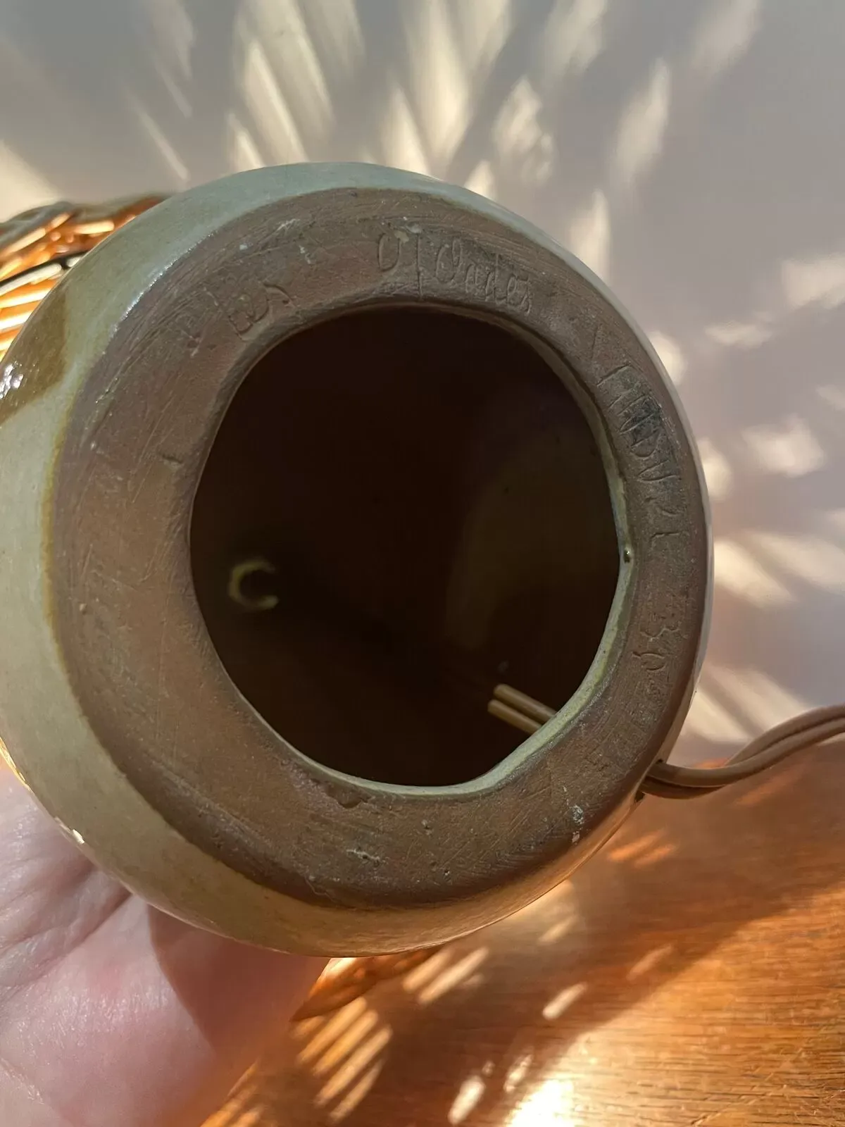 Illustration numéro 3 du produit Lampe en céramique les Cyclades Anduze