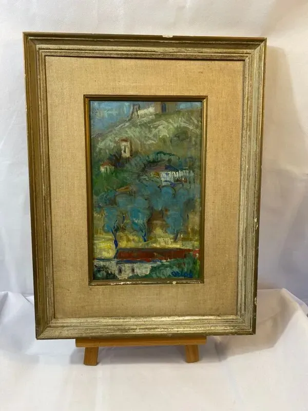 Illustration numéro 3 du produit Huile sur toile d'Alexander Orloff (1899 – 1979), Village de montagne