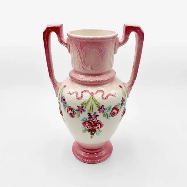 Illustration numéro 3 du produit Vase Art Nouveau en barbotine Longchamp Terre de Fer