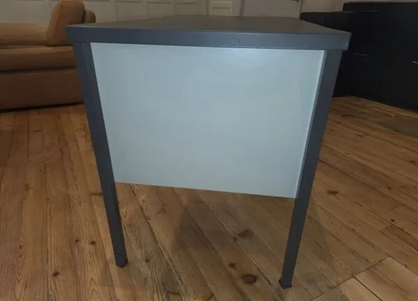 Illustration numéro 3 du produit Bureau vintage industriel Gispen avec caisson 3 tiroirs