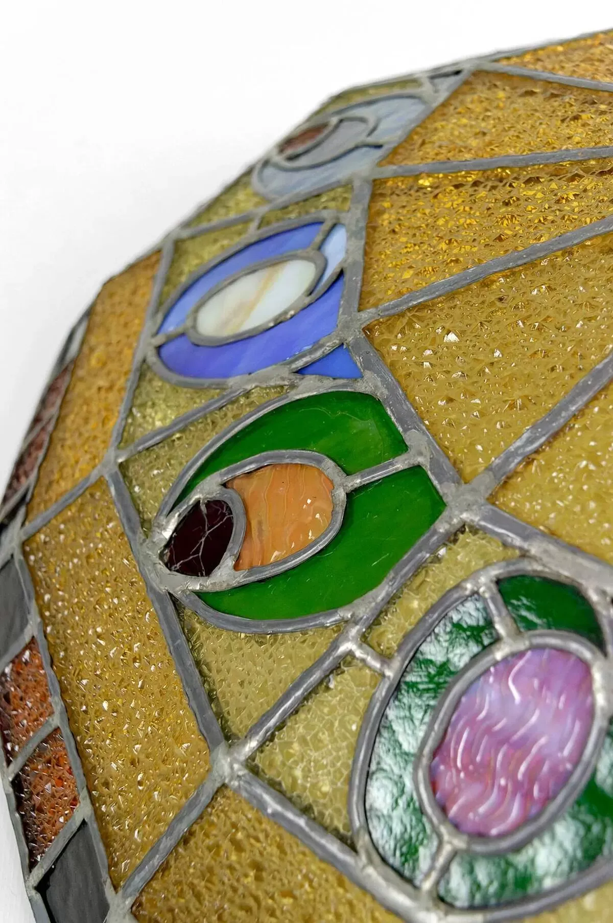 Illustration numéro 3 du produit Lustre Art Déco en fer forgé par Augustin Louis Calmels, France, Circa 1920