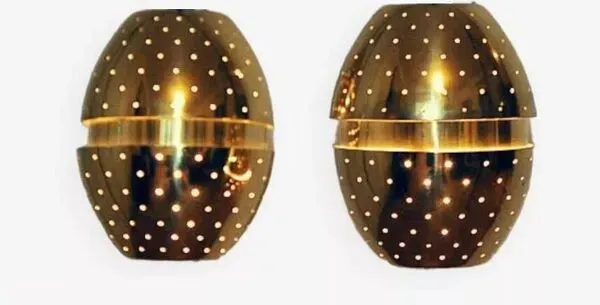 Illustration numéro 3 du produit Hans-agne jakobsson paire de plafonnier en forme d’œuf modèle florina t790