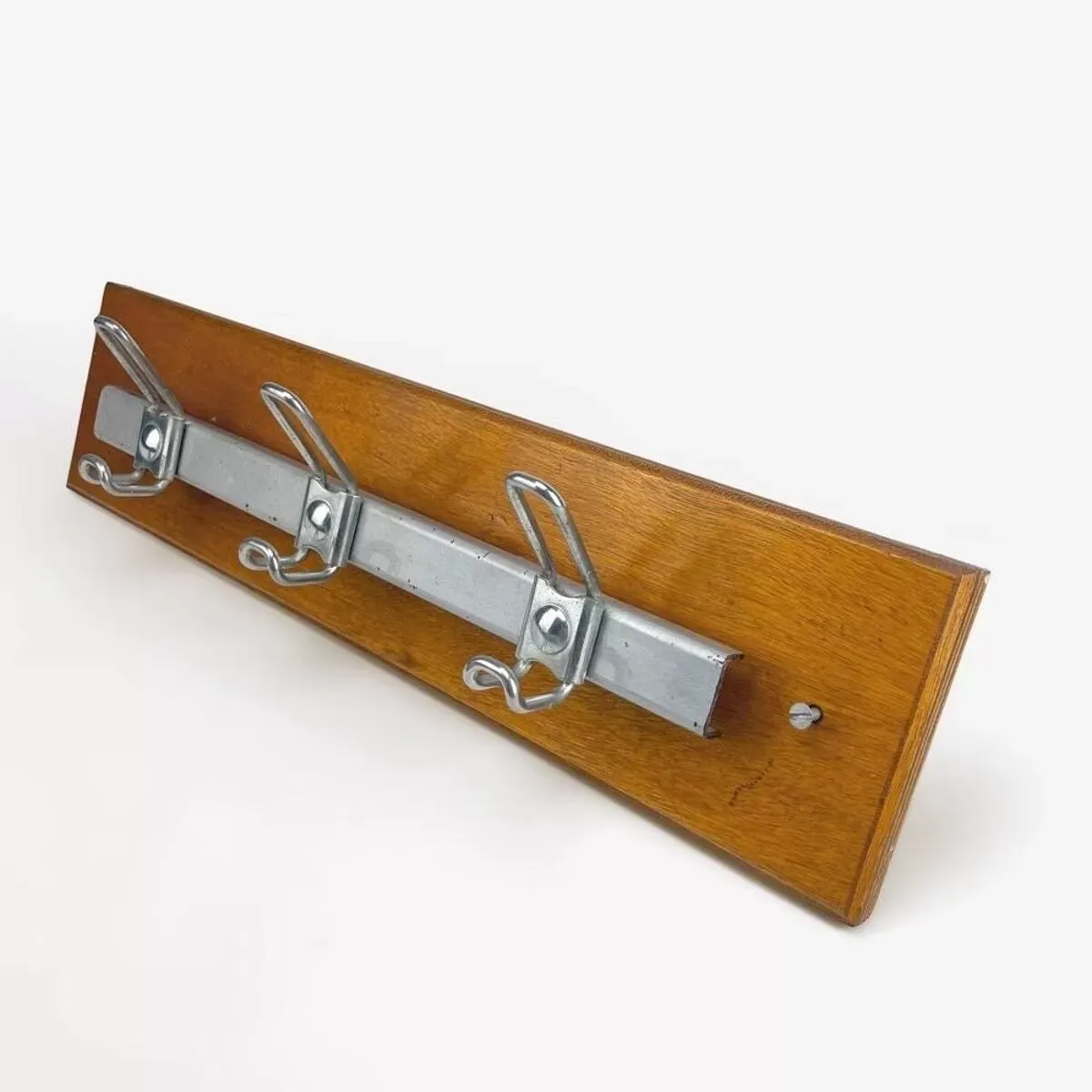 Illustration numéro 3 du produit Porte-manteaux industriel vintage bois et métal