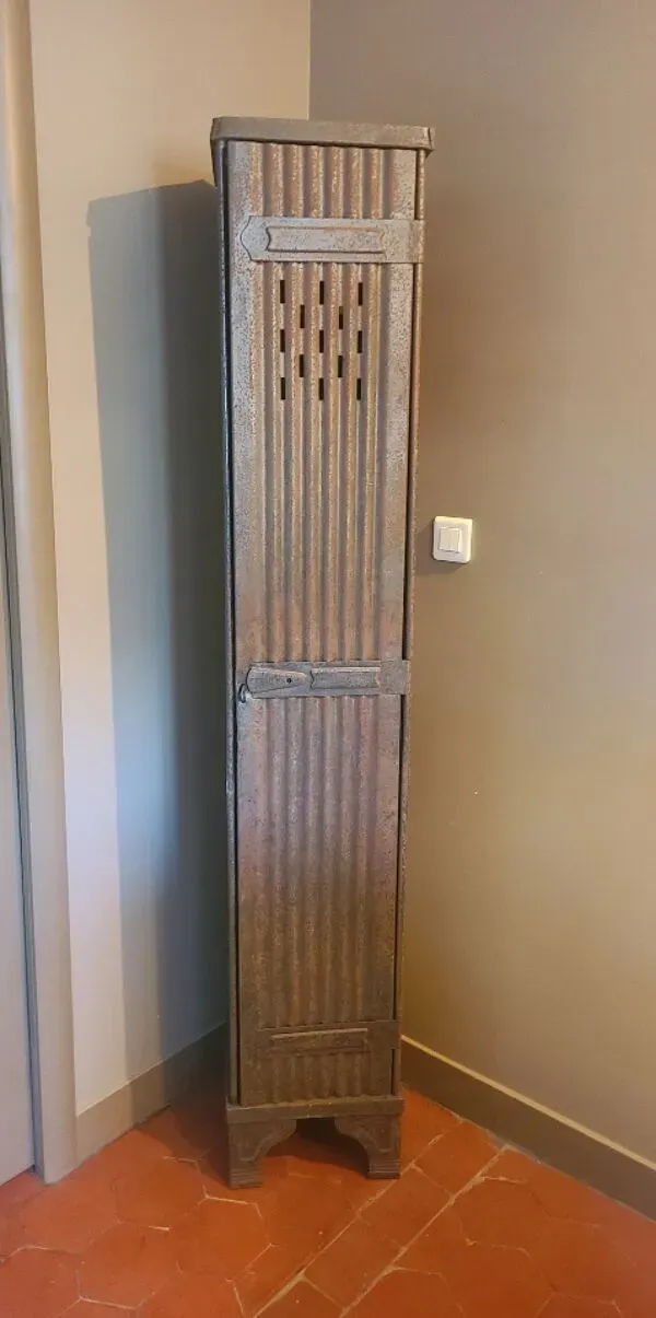 Illustration numéro 3 du produit Ancien vestiaire Strafor 1 porte industriel