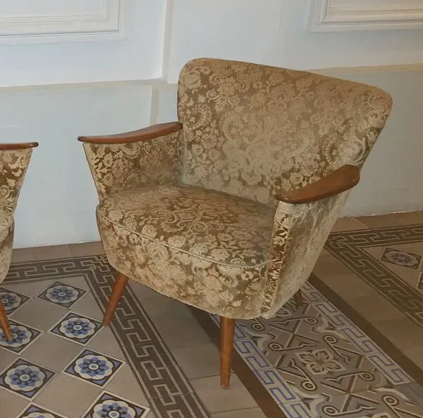 Illustration numéro 3 du produit Fauteuil club années 50-60 danois vintage