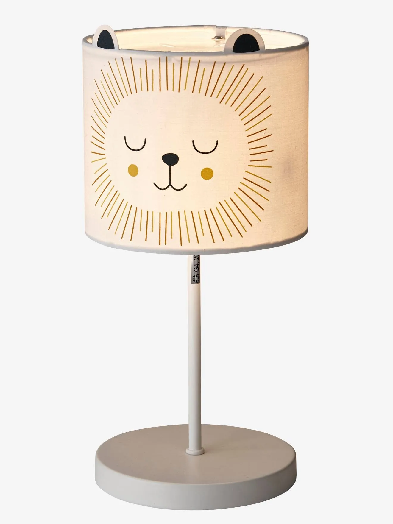 Illustration numéro 3 du produit Lampe de chevet Lion beige