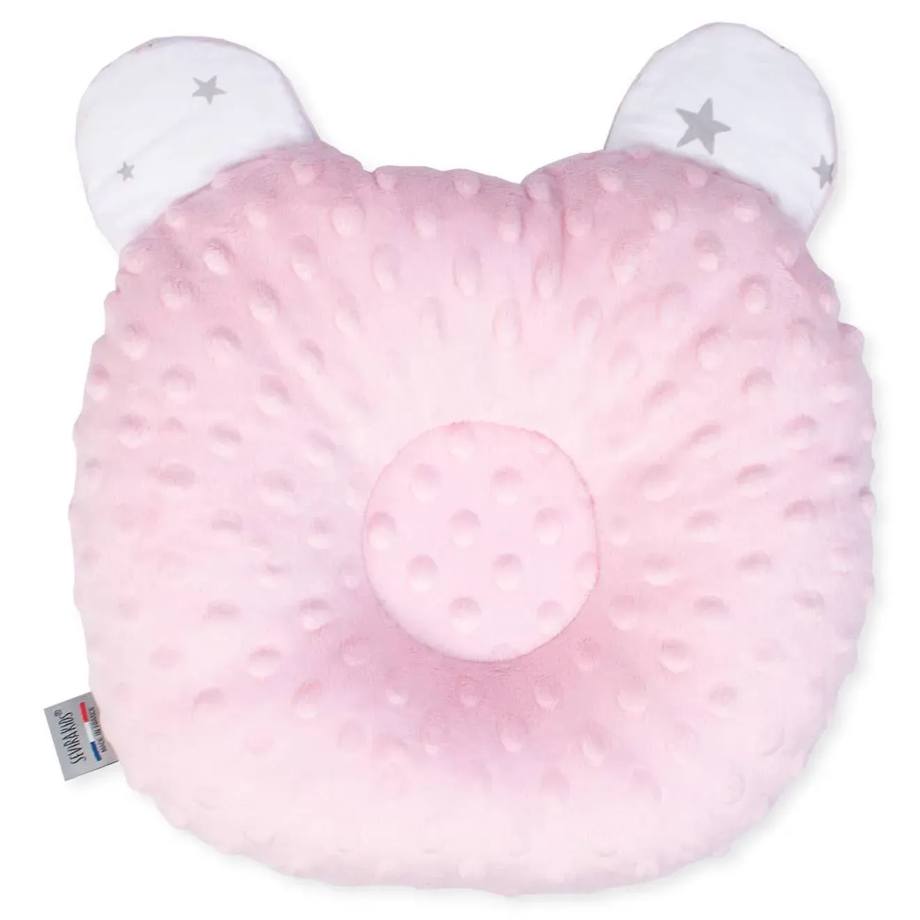 Illustration numéro 3 du produit Coussin De Maintien Anti Tête Plate Stella Rose