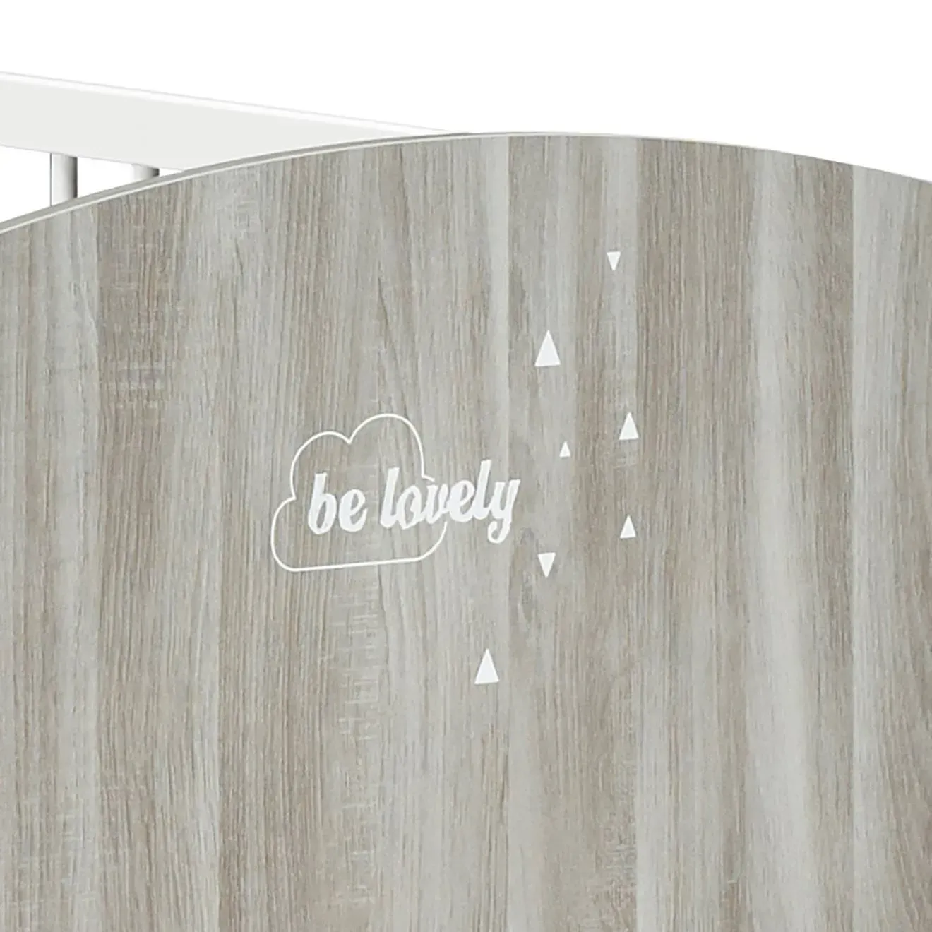 Illustration numéro 3 du produit Lit Bébé À Barreaux - Smile Gris