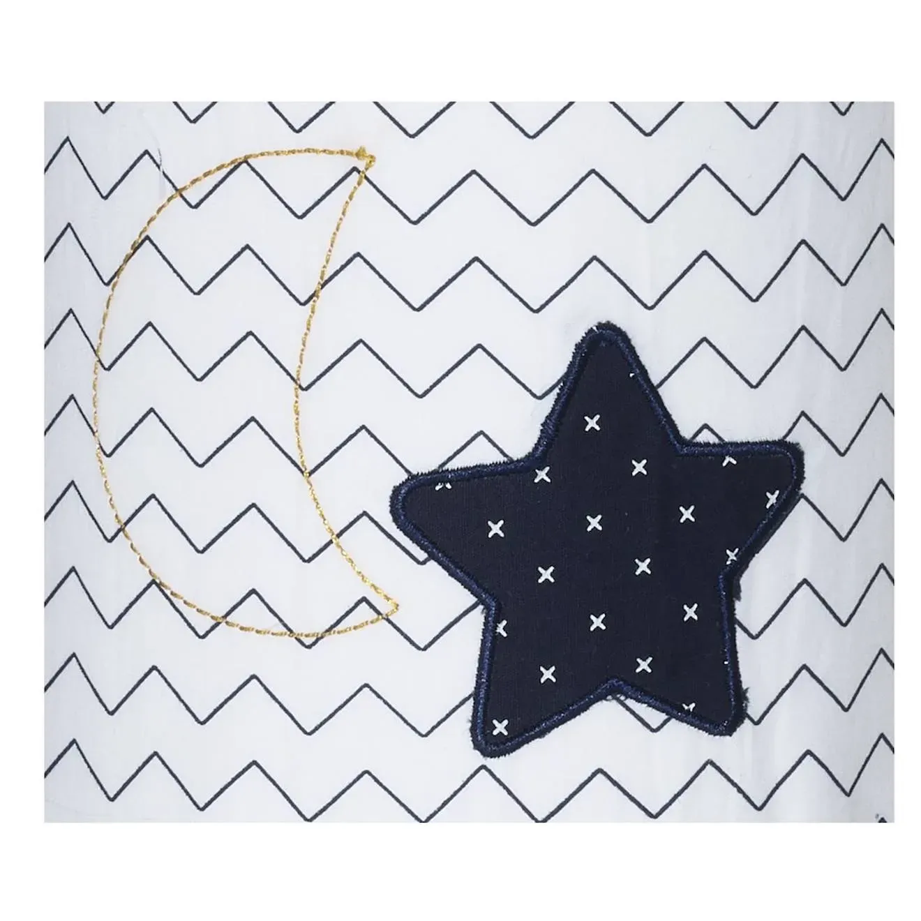 Illustration numéro 3 du produit Lampe À Poser Pieds Métal En Coton - Hello Blanc