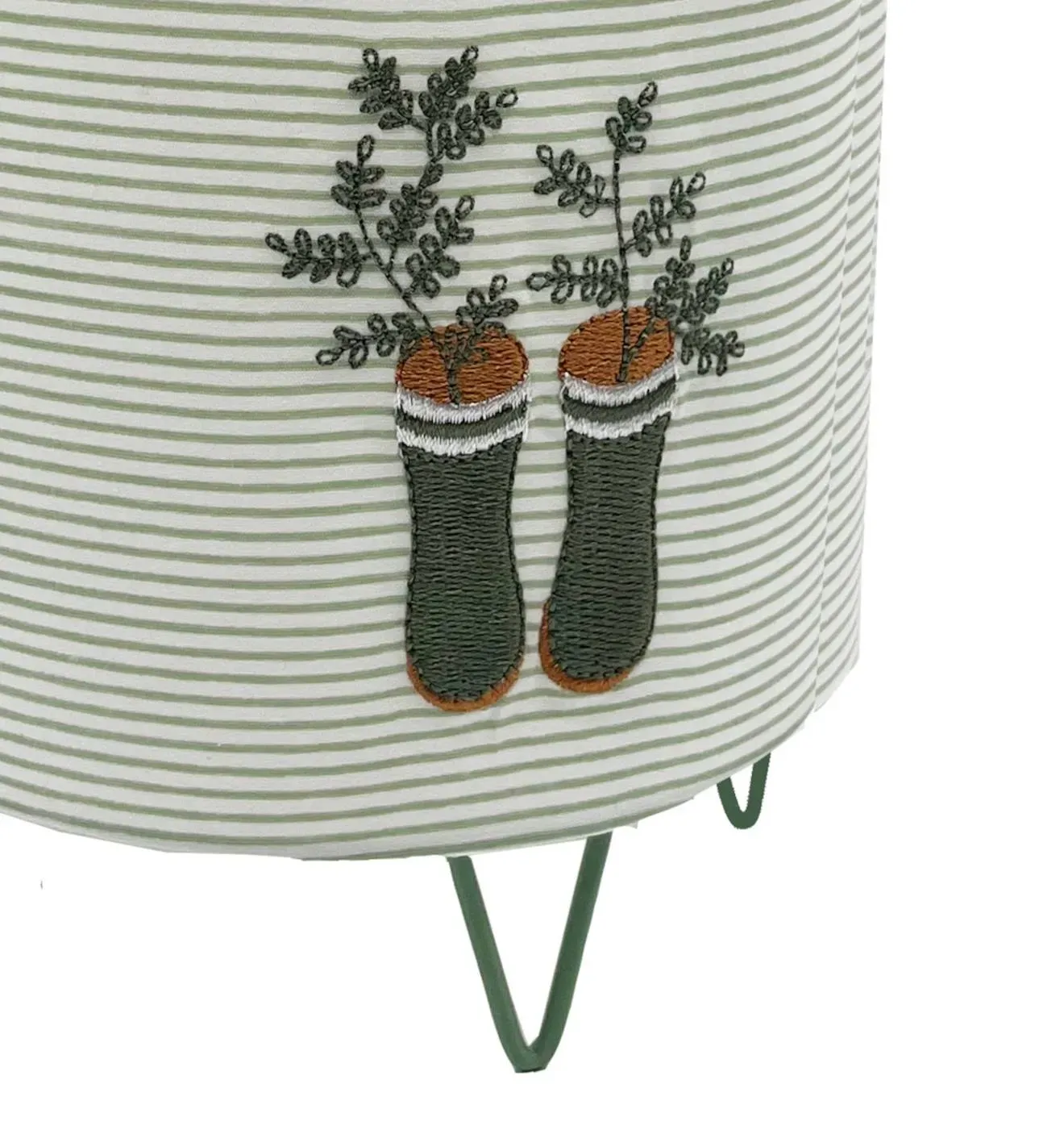 Illustration numéro 3 du produit Luminaire Enfant À Poser En Coton - Botanica Vert