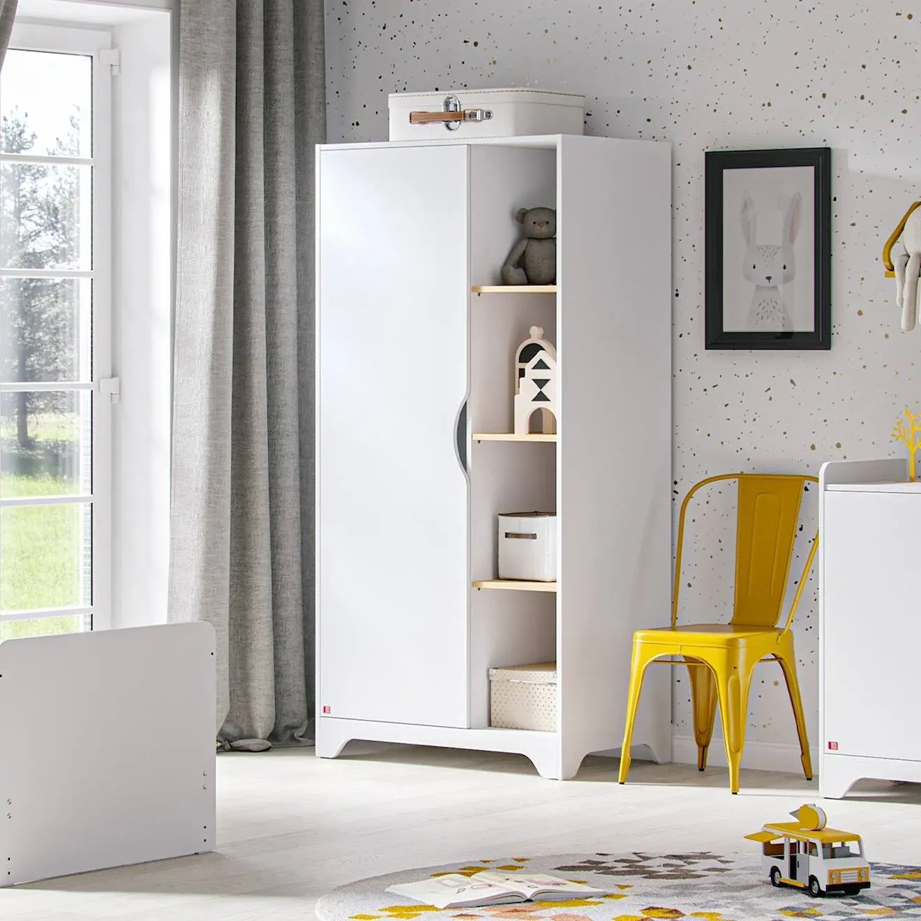 Illustration numéro 3 du produit Armoire Leaf Blanc