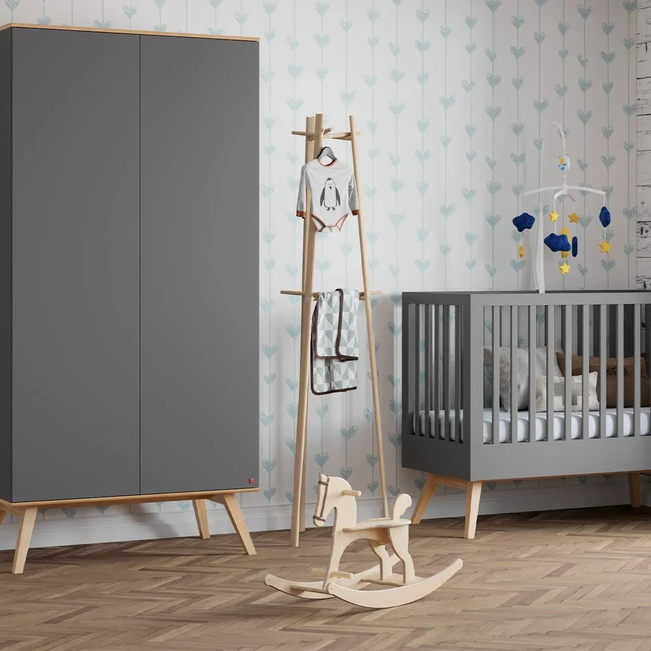 Illustration numéro 3 du produit Armoire Nature Gris