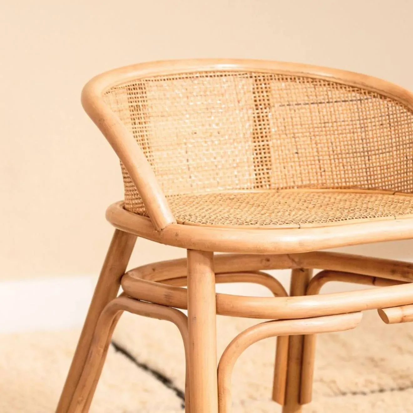 Illustration numéro 3 du produit Chaise Junior Rotin Et Cannage - Palm Naturel