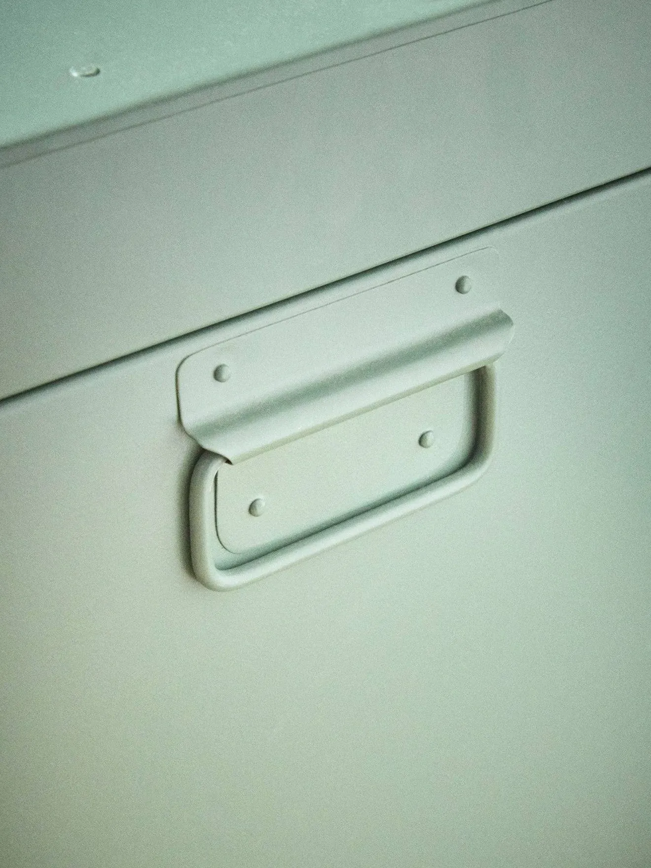 Illustration numéro 3 du produit Coffre De Rangement En Métal Vert Fonce