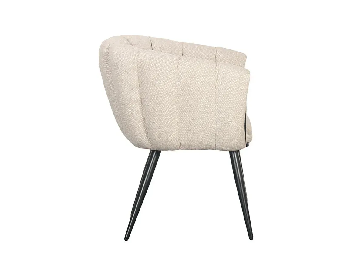 Illustration numéro 4 du produit Lot de 2 chaises ADA tissu texturé    BOBOCHIC