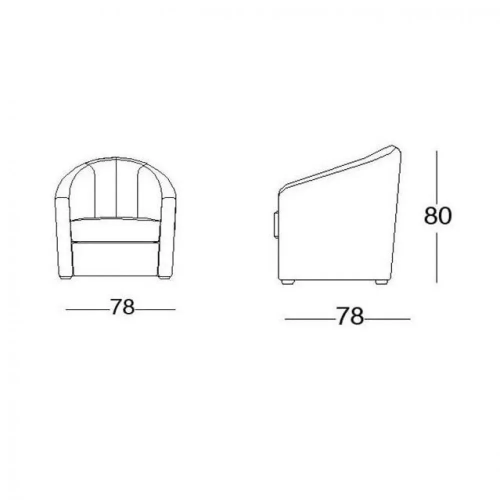 Illustration numéro 4 du produit Fauteuil fixe FOLIO velours bleu