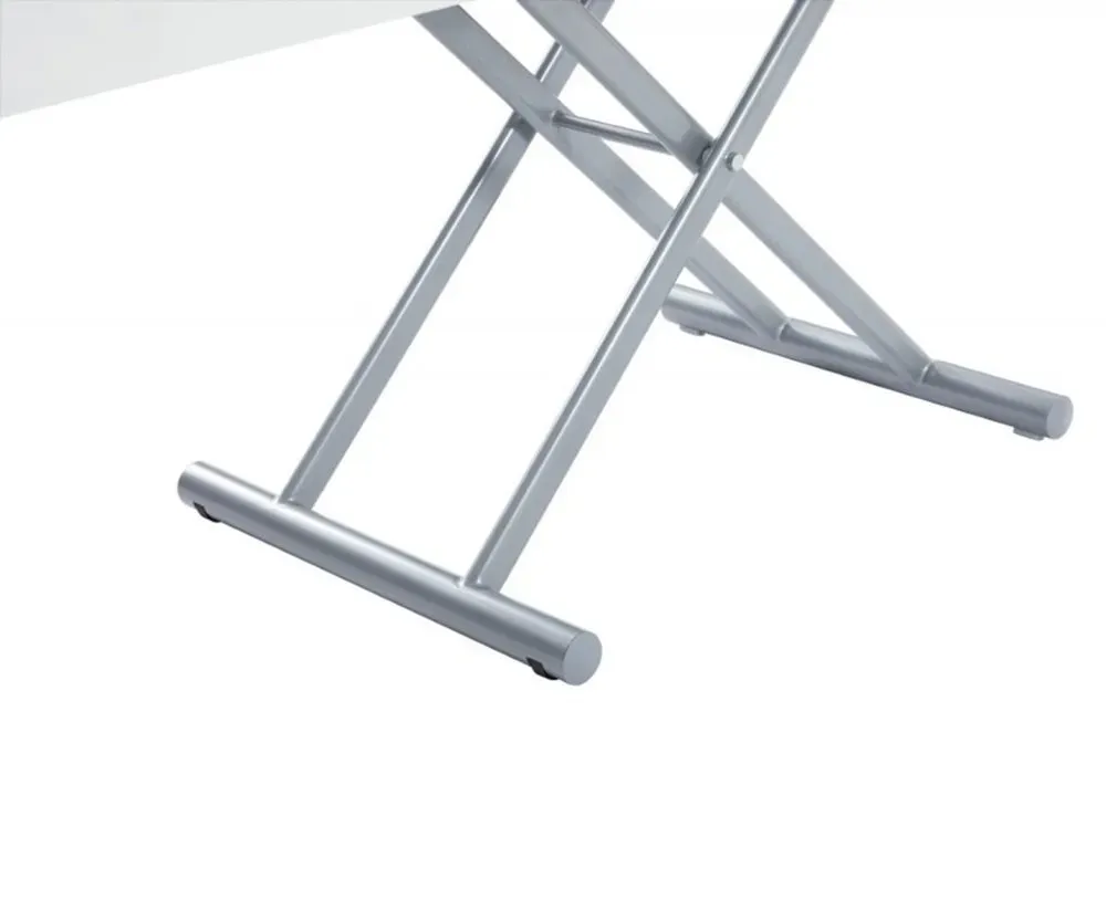 Illustration numéro 4 du produit Table relevable extensible HARIE laquée blanc