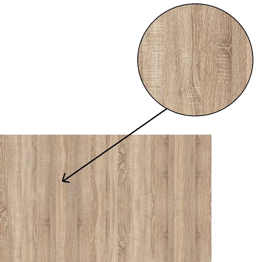 Illustration numéro 4 du produit Chevet 2 tiroirs KEY  chêne naturel noir mat