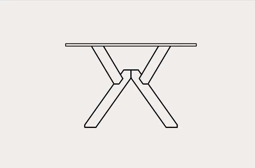 Illustration numéro 4 du produit Table repas 6 couverts MIKADO 160 cm base bois noir plateau verre trempé