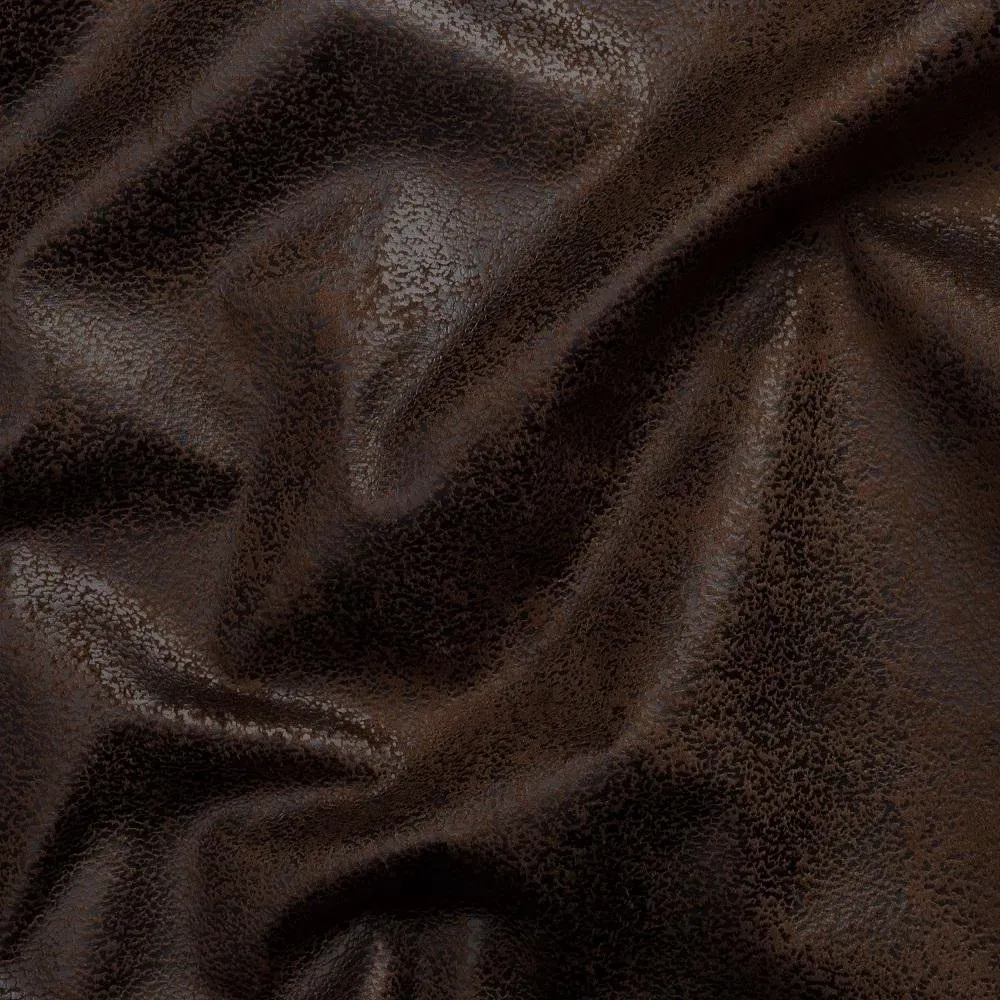 Illustration numéro 4 du produit Canapé fixe 3 places maxi SOFIA 215 cm microfibre vintage chocolat