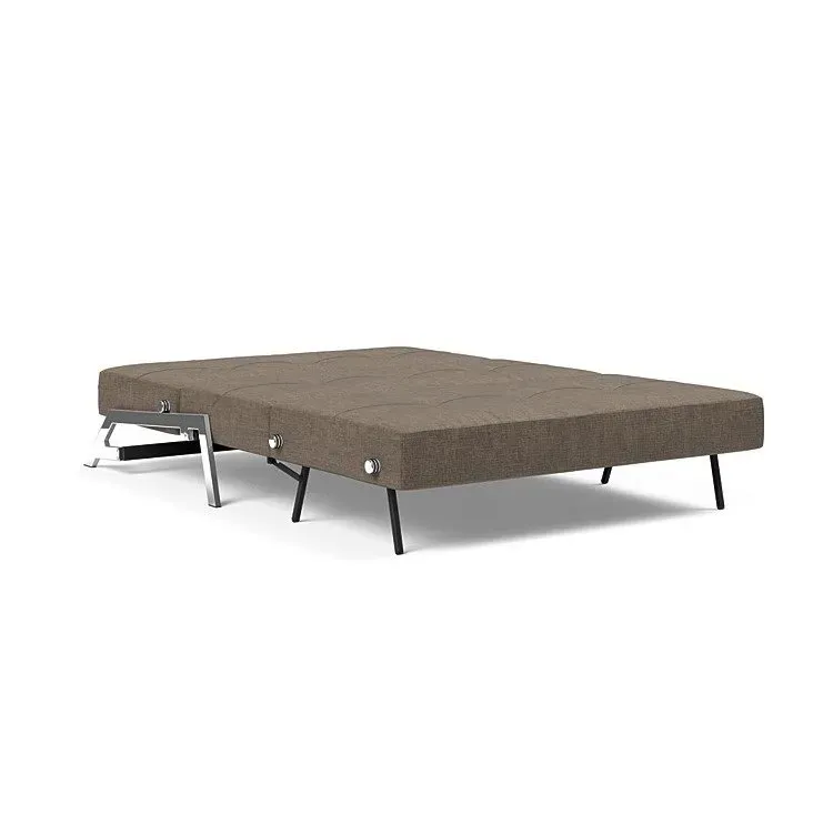 Illustration numéro 4 du produit INNOVATION LIVING  Canapé design CUBED 02 CHROME convertible 200x140 cm tissu Esina Cedar Brown