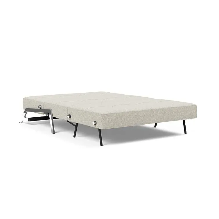 Illustration numéro 4 du produit INNOVATION LIVING  Canapé design CUBED 02 CHROME convertible 200x140 cm tissu Mixed Dance Natural