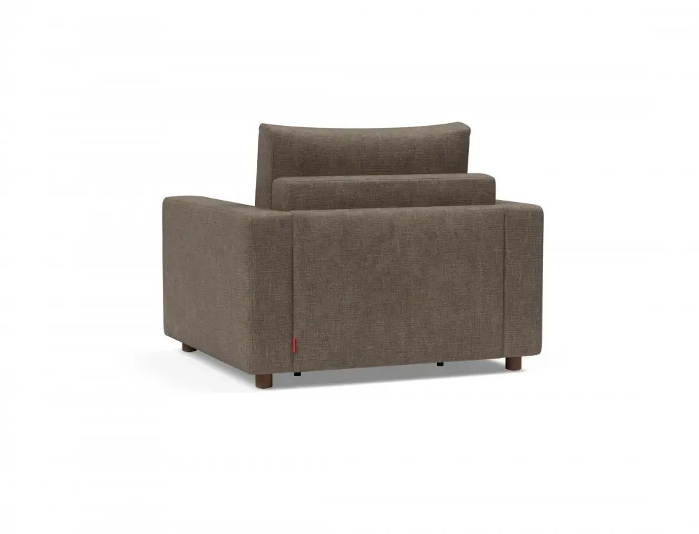 Illustration numéro 4 du produit INNOVATION LIVING  Fauteuil NEAH STANDARD convertible 80x195 tissu Esina Cedar Brown