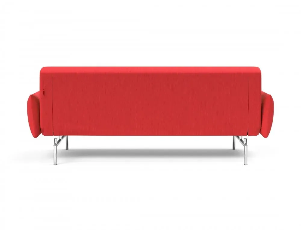 Illustration numéro 4 du produit INNOVATION LIVING  Canapé lit JILLIS ARMS avec accoudoirs tissu Elegance Red