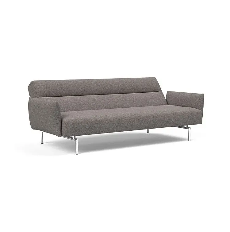 Illustration numéro 4 du produit INNOVATION LIVING  Canapé lit JILLIS ARMS avec accoudoirs tissu Mixed Dance Grey