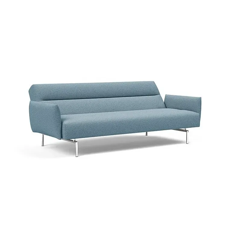 Illustration numéro 4 du produit INNOVATION LIVING  Canapé lit JILLIS ARMS avec accoudoirs tissu Mixed Dance Light Blue