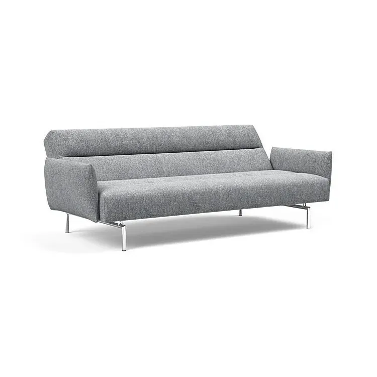 Illustration numéro 4 du produit INNOVATION LIVING  Canapé lit JILLIS ARMS avec accoudoirs tissu Twist Granite