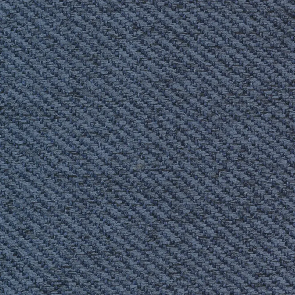 Illustration numéro 4 du produit Canapé lit  ZEAL STYLETTO cadre acier piétement chêne foncé tissu Weda Blue