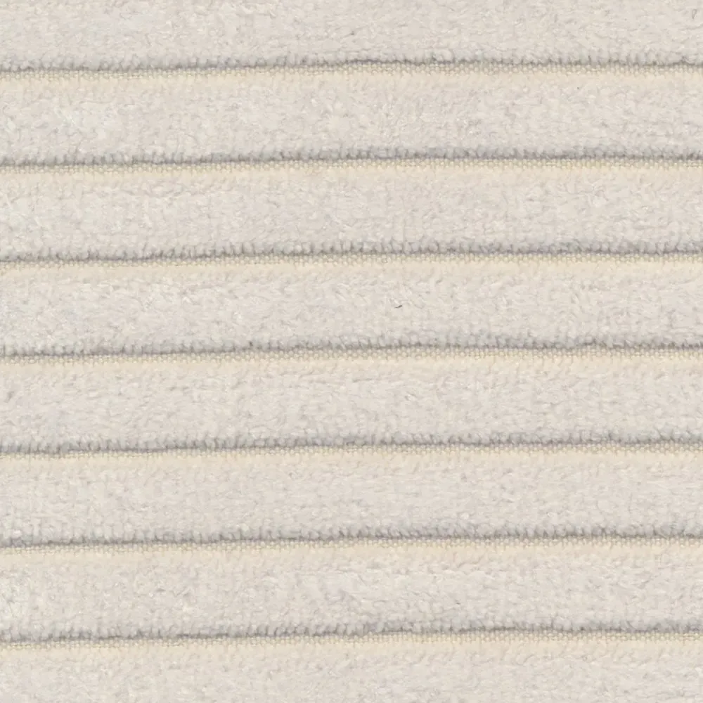 Illustration numéro 4 du produit Canapé lit  ZEAL STYLETTO cadre acier piétement chêne foncé tissu Corduroy Ivory