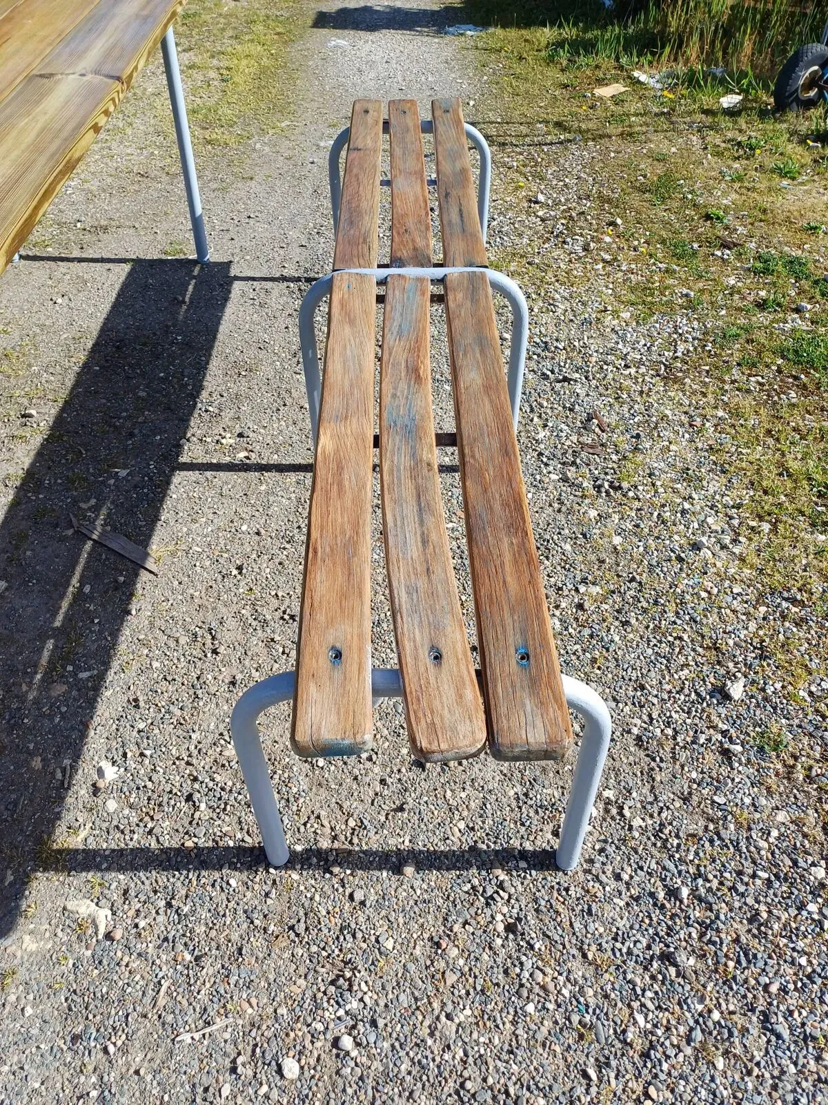 Illustration numéro 4 du produit Table Industrielle ou de Collectivité avec Bancs