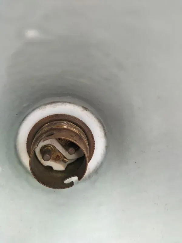 Illustration numéro 4 du produit Suspension cône tôle émaillée