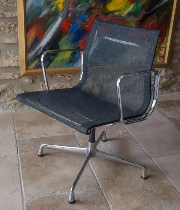 Illustration numéro 4 du produit Vitra Aluminium Chair EA108 - Charles Eames: Lot de 6