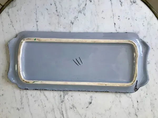 Illustration numéro 4 du produit Plat à cake en céramique fat lava années 70