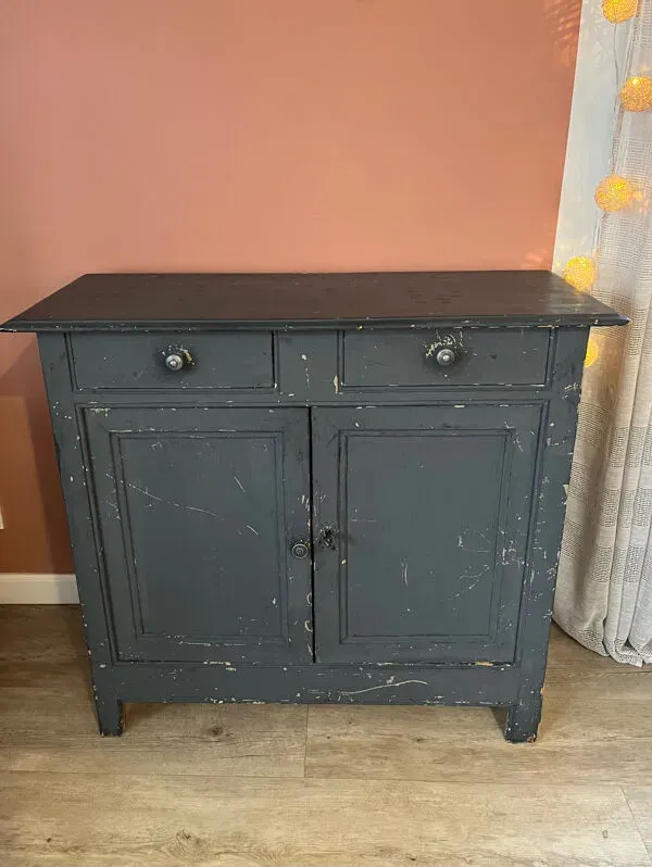 Illustration numéro 4 du produit Buffet parisien gris bleu ardoise