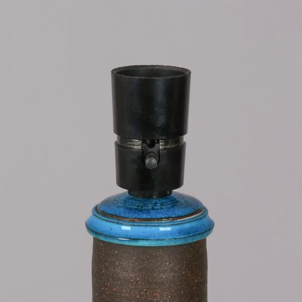 Illustration numéro 4 du produit Lampe de table Nils Kahler en céramique Herman A. Kähler, Danemark, 1960 signée