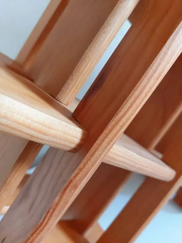 Illustration numéro 4 du produit Étagère vintage cruciforme en bois