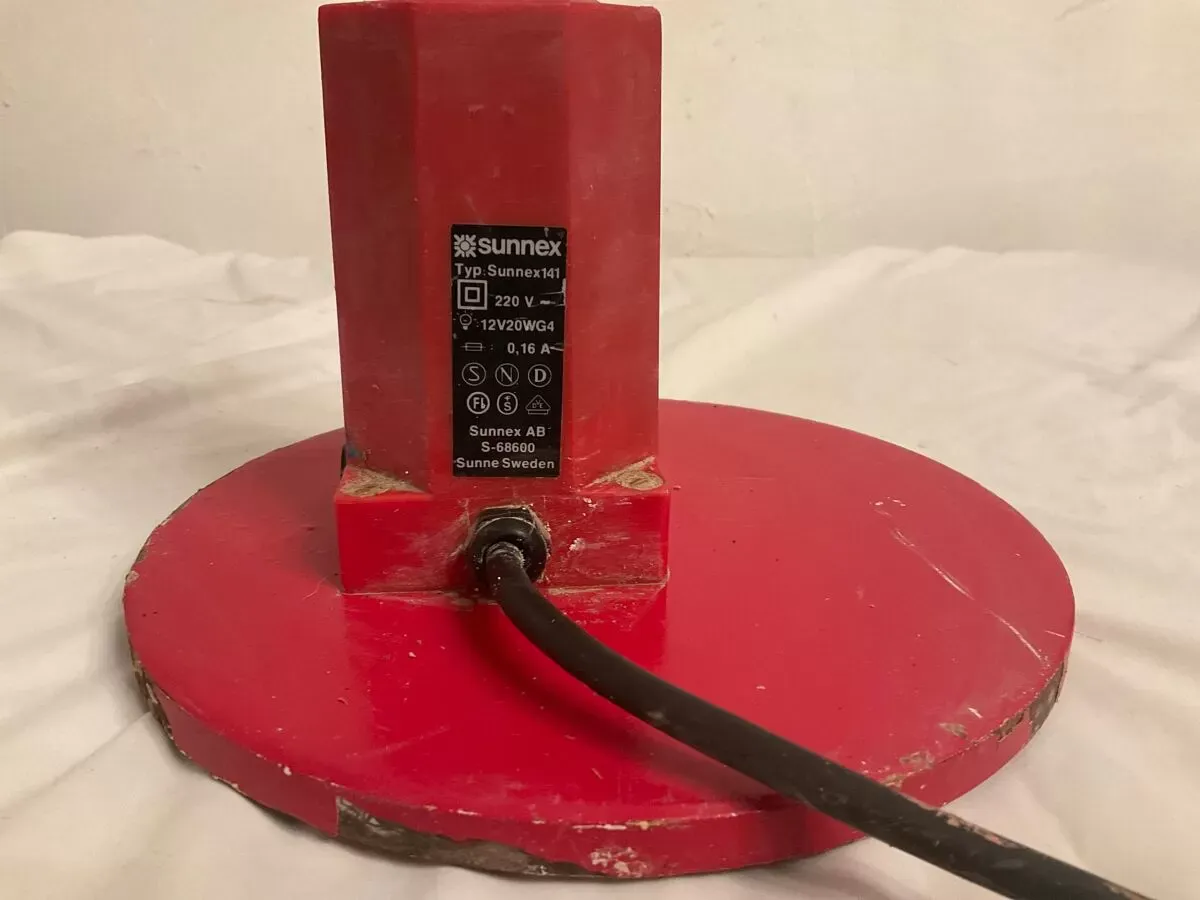 Illustration numéro 4 du produit Lampe de bureau industrielle de Sunnex, Suède, 1980s