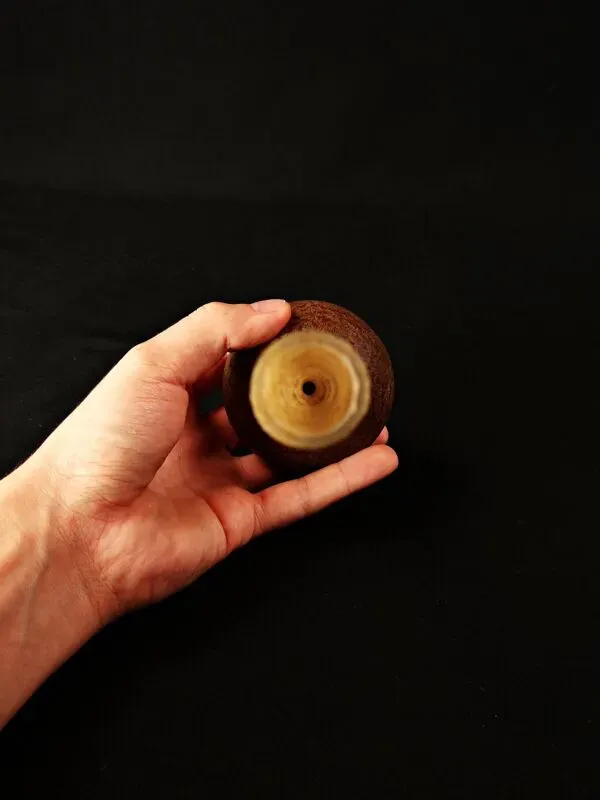 Illustration numéro 4 du produit Vase verre multicouche Delatte Nancy signé effet marmoréen période Art Déco